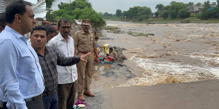 वाघूर नदीला पूर ; जिल्हाधिकाऱ्यांचे नदीकाठच्या गावांना सतर्कता बाळगण्याचे आवाहन