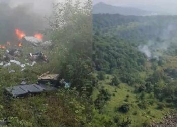 पिंपरी चिंचवडमध्ये हेलिकॉप्टर कोसळून मोठी दुर्घटना, तिघांचा मृत्यू