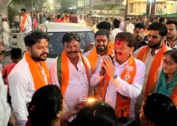 जनकल्याणाची कामे केल्याने पुन्हा एकदा विजयासाठी जुन्या गावात नागरिकांनी दिले शुभाशीर्वाद