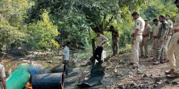 यावल तालुक्यात गावठी हातभट्टी दारूवर वनविभागाकडून कारवाई