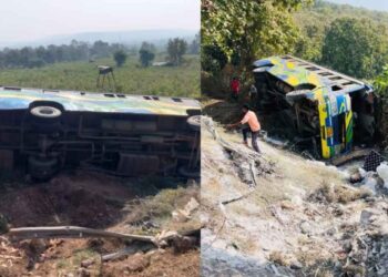 विद्यार्थ्यांना सहलीसाठी घेऊन निघालेल्या बसचा भीषण अपघात; पालकांमध्ये खळबळ