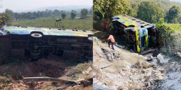 विद्यार्थ्यांना सहलीसाठी घेऊन निघालेल्या बसचा भीषण अपघात; पालकांमध्ये खळबळ