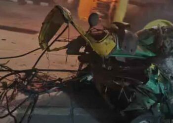 भीषण अपघातात लग्न करून परतणाऱ्या वधू-वरांसह 7 जण ठार