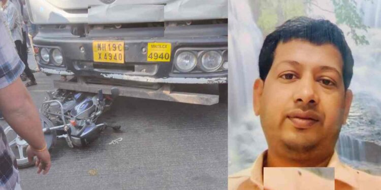 भरधाव डंपरच्या धडकेत तरुणाचा जागीच मृत्यू, जळगाव शहरातील घटना