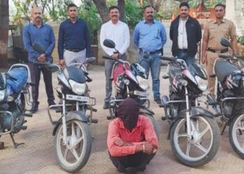 जळगावात चोरीच्या पाच दुचाकींसह एकाला अटक