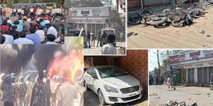 परभणीत आंबेडकरी अनुयायांच्या बंदला हिंसक वळण; दुकानांची तोडफोड आणि जाळपोळ
