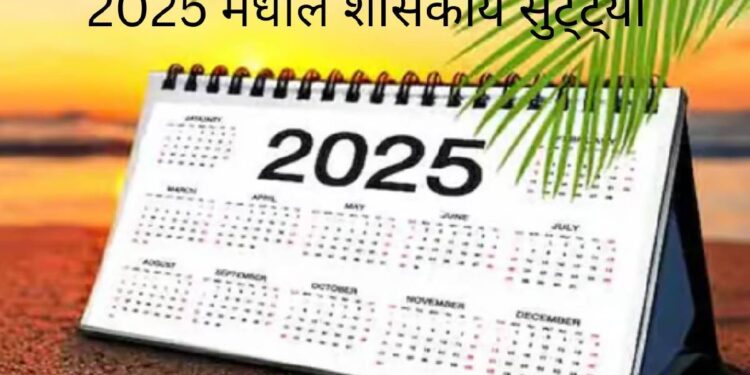 राज्य सरकारनं केली पुढील वर्षातील शासकीय सुट्ट्यांची यादी जाहीर