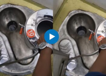 ईईईई… ! ट्रेनमधील गरमागरम चहा पिताय, मग हा VIDEO एकदा पाहाच