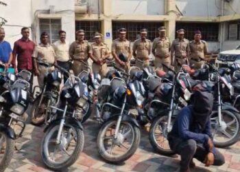 जळगावमध्ये दुचाकी चोरी करणाऱ्याला अटक; १५ दुचाकी जप्त