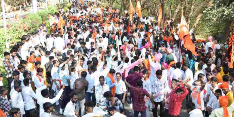 विविध सांस्कृतिक कार्यक्रमांने विद्यापीठातील शिवजयंती अविस्मरणीय ठरली