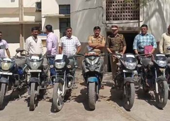 चोरीच्या 10 मोटारसायकलींसह सराईत चोरटा धुळे पोलिसांच्या जाळ्यात