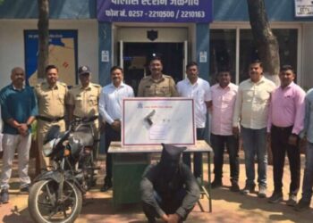 गावठी कट्टा घेऊन फिरणाऱ्या संशयित पोलिसांच्या जाळ्यात ; जळगाव एमआयडीसी पोलिसांची कारवाई