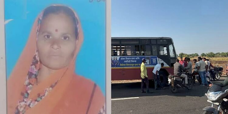 भरधाव बसने दुचाकीवरील दाम्पत्याला ५० फूट फरफटत नेलं; पत्नीचा मृत्यू, पती गंभीर जखमी