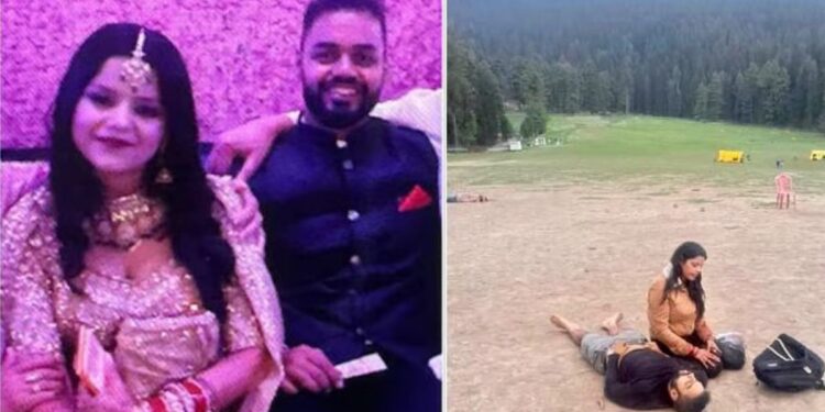 नव्या जीवनातील पहिला प्रवासच अखेरचा ठरला ; नवदाम्पत्यांना दहशतवाद्यांनी घातल्या गोळ्या