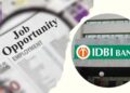 IDBI बँकेत भरघोस पगाराच्या नोकरीची संधी; पात्रता काय अन् अर्ज कसा करावा? जाणून घ्या