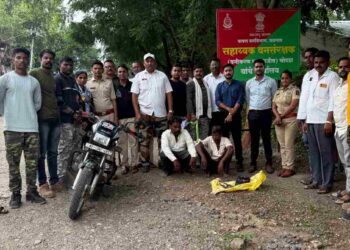 चोपड्यात वनविभाग व पोलीस दलाच्या गस्तीदरम्यान २ शिकारी ताब्यात