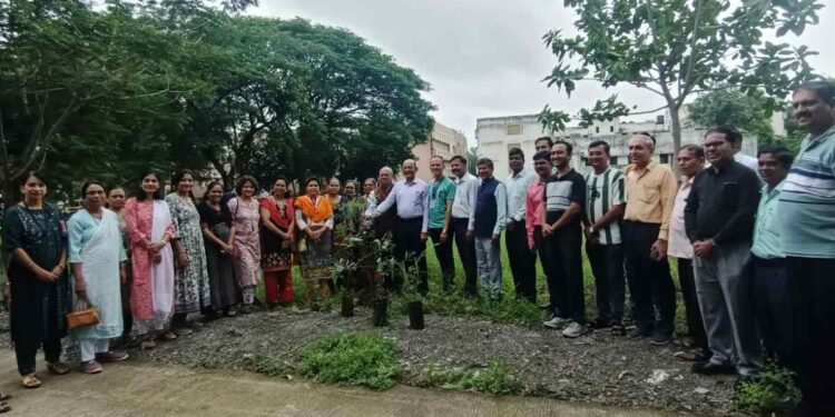 स्व.वसंतराव नाईक यांची जयंती व ‘डॉक्टर्स डे’चे औचित्य साधून १०० झाडांचे वृक्षारोपण