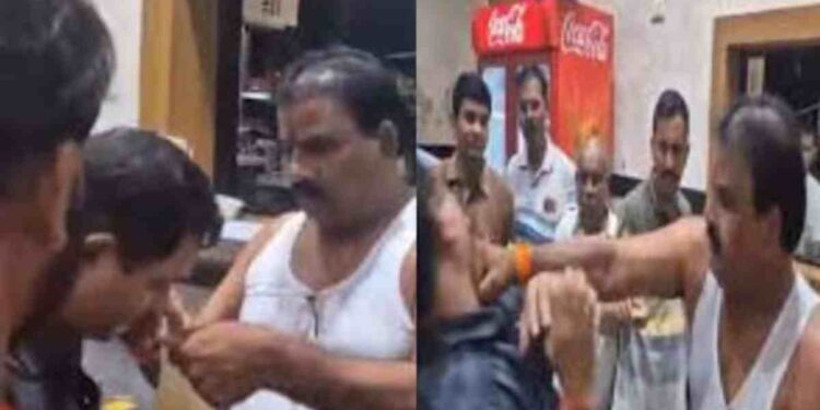 आमदार निवासातील निकृष्ट जेवणावरुन संजय गायकवाडांचा राडा; कँटिन कर्मचाऱ्याला बदडलं