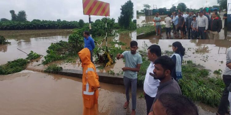 जळगाव जिल्ह्यात पावसाचा जोर ; जिल्हा प्रशासन सतर्क