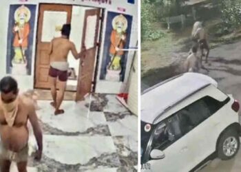 जळगाव शहरात ‘चड्डी गँग’चा धुमाकूळ ; एकाच रात्री दोन मंदिरे, एक बंद घर फोडले, चोरटे सीसीटीव्हीत कैद