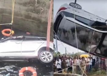भयंकर! कार विहिरीत कोसळली, पाच जण ठार