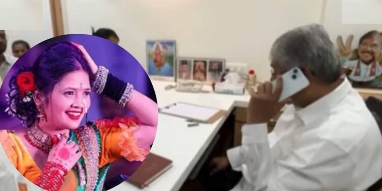 मंत्री चंद्रकांत पाटलांनी फोन फिरवला अन् म्हणाले गौतमी पाटीलला उचलायचं की नाही?