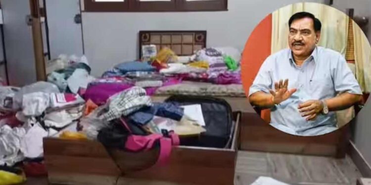 मोठी बातमी ! एकनाथ खडसेंच्या जळगावतील निवासस्थानी चोरट्यांचा डल्ला ; इतक्या अंगठ्या आणि रोख केली लंपास