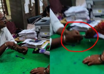 तहसील कार्यालयातील भ्रष्टाचार चव्हाट्यावर ; अव्वल कारकूनचा पैसे घेतानाचा व्हिडीओ व्हायरल