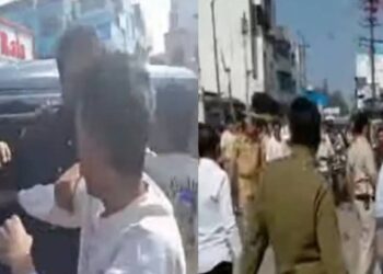 एमआयएमचे नेते इम्तियाज जलील यांच्या वाहनावर हल्ला ; संभाजीनगरमध्ये मोठा गोंधळ