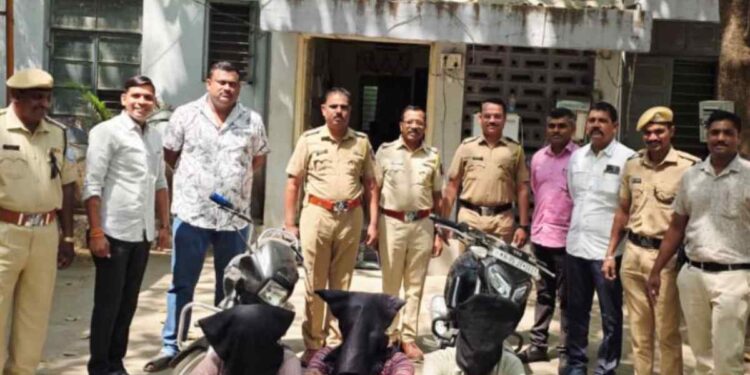 दुचाकी चोरणाऱ्या टोळीचा पर्दाफाश; जळगाव पोलिसांनी मालेगावच्या तिघांना पकडले