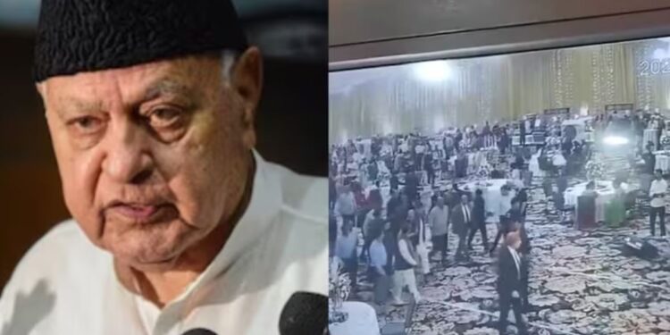 जम्मू-काश्मीरचे माजी मुख्यमंत्री फारुख अब्दुल्लांवर हल्ला, गोळीबारातून थोडक्यात बचावले, घटनेचा थरार CCTV मध्ये कैद