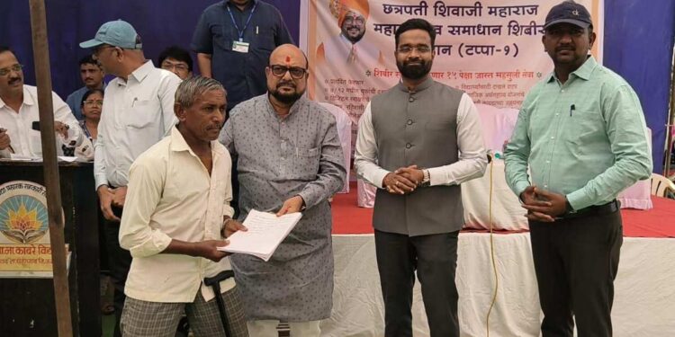 लाभार्थ्यांच्या चेहऱ्यावरचे समाधान हेच शिबिराचे खरे यश – पालकमंत्री गुलाबराव पाटील