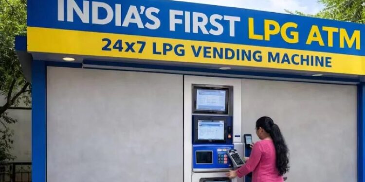 गॅस टंचाईच्या पार्श्वभूमीवर नवा उपाय: भारतात पहिले LPG एटीएम सुरू