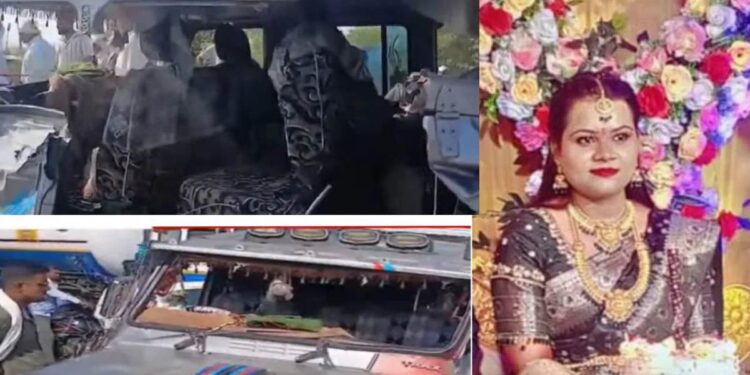 Dharangaon : लग्नाचे वऱ्हाड परतताना भीषण अपघात; नववधूसह तिघांचा दुर्दैवी मृत्यू, सहा जण गंभीर जखमी