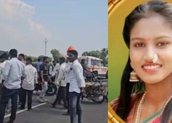 भरधाव वाळू डंपरच्या धडकेत डी फार्मसीच्या विद्यार्थिनीचा जागीच मृत्यू, मैत्रीण गंभीर