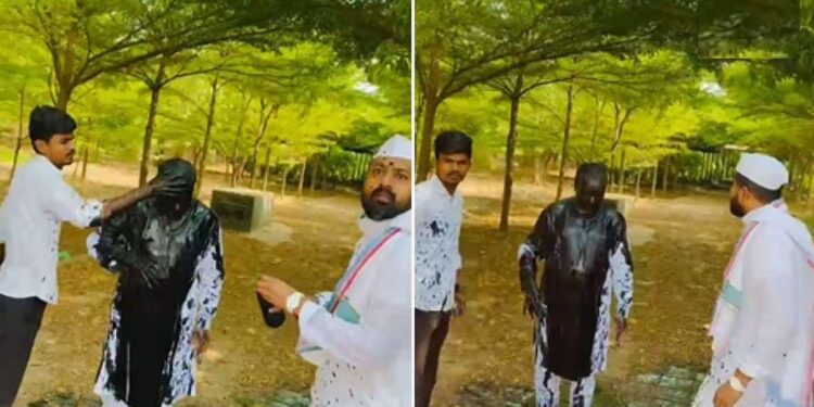 राष्ट्रवादी शरद पवार गटाच्या नेत्यावर शाईफेकने राजकीय वर्तुळात खळबळ