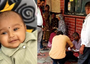 माणुसकीला काळिमा! अडीच महिन्यांच्या मृत चिमुकलीला मांडीवर घेऊन आजोबा रात्रभर शवविच्छेदन कक्षाबाहेर