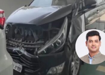 खासदार श्रीकांत शिंदेंच्या ताफ्याचा भीषण अपघात; ४ गाड्या एकमेकांवर आदळल्या