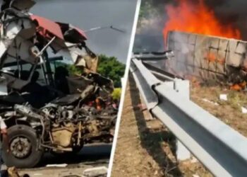 बारडोलीजवळ जामनेर-धुळे आगाराच्या एसटीचा भीषण अपघात; जळगाव जिल्ह्यातील बस चालकासह सात जणांचा मृत्यू