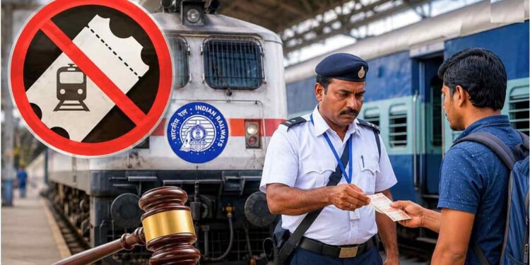 आता विनातिकीट प्रवास महागात पडणार; दंडासह तुरुंगवासाचीही तरतूद, रेल्वेचा नवा नियम घ्या जाणून