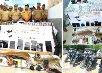 जळगाव पोलिसांचे पाच गावांमध्ये एकाच वेळी धाड; रोकड, दागिने, वाहने, शस्त्रांसह कोट्यवधींचा मुद्देमाल जप्त