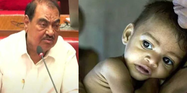 जळगावातील कुपोषणाचा मुद्दा विधानपरिषदेत; एकनाथ खडसेंच्या प्रश्नावर सरकारचे स्पष्टीकरण