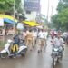 जळगावात महाविद्यालय परिसरात वाहतूक पोलिसांची धडक कारवाई