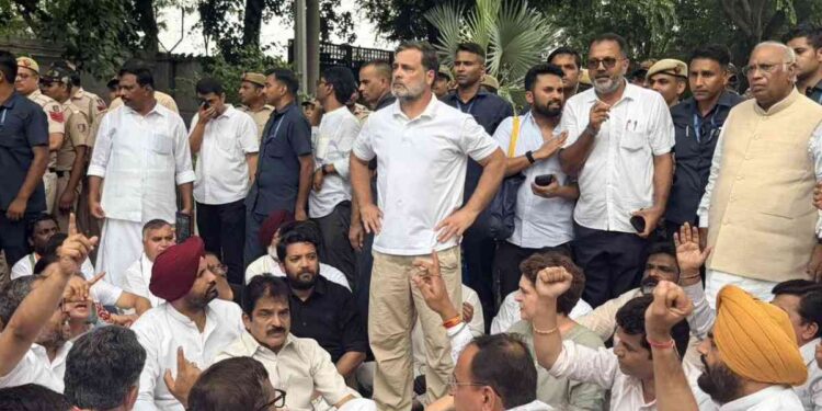 दिल्लीतील विद्यार्थी आंदोलनाला नवे वळण; राहुल गांधींचे पंतप्रधान मोदींच्या निवासाबाहेर ठिय्या, सरकारसमोर पाच मागण्या