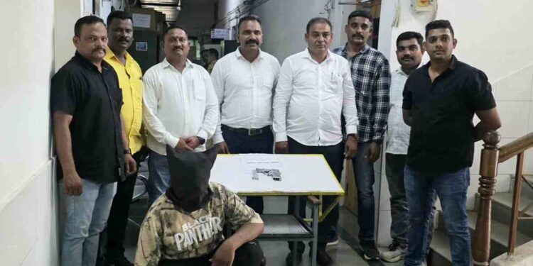 जळगाव एलसीबीची धडक कारवाई; गावठी पिस्तुलासह सराईत गुन्हेगार जेरबंद