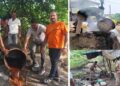 जळगाव जिल्ह्यात हातभट्ट्यांवर पोलिसांचा धडाका; मोठ्या प्रमाणात कच्चे रसायन नष्ट