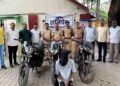 चोरीच्या तीन दुचाक्यांसह चोरटा पोलिसांच्या जाळ्यात