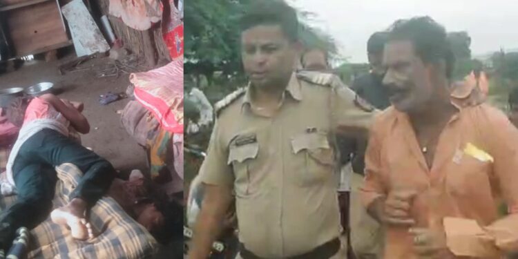 चोपड्यात जन्मदात्या बापाने झोपेत असलेल्या दोन मुलांवर कुऱ्हाडीने केले वार, मुलीचा मृत्यू
