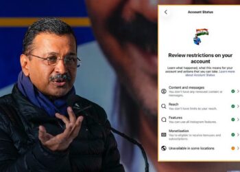 अरविंद केजरीवाल यांचं इन्स्टा अकाऊंट सस्पेंड