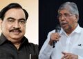 भाजप उभारणीत नाथाभाऊंचा मोठा वाटा”; चंद्रकांत पाटलांकडून एकनाथ खडसेंचे कौतुक